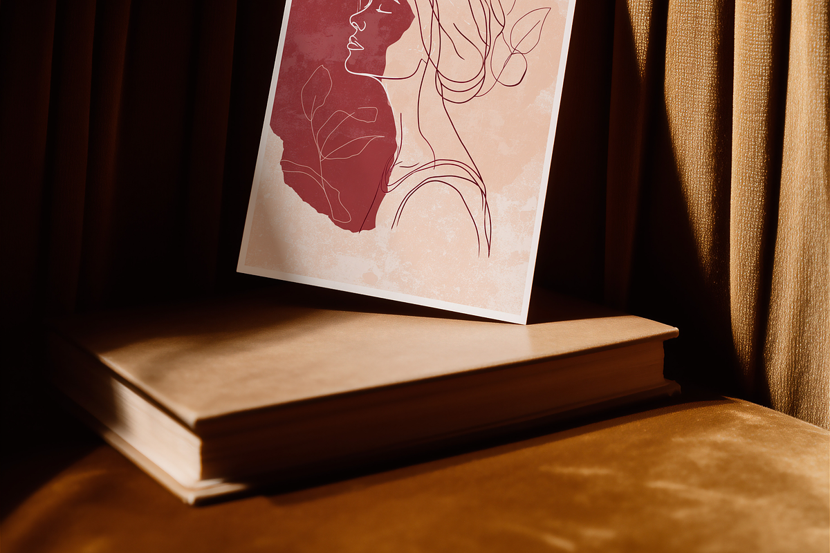 Classic Vintage Invitation Mockup, a Product Mockup by Serenefeeling (Photo 4 of 6)