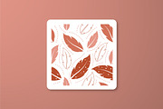 Modern Leaf Seamless Pattern, a Pattern Graphic by Sundaylab (Thumbnail 2 of 3)