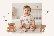 Teddy Bear pattern collection, a Pattern Graphic by SurfaceStories (Thumbnail 10 of 12)