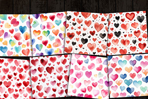 Valentine Heart Digital Paper Pack