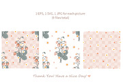 Wild Strawberry Seamless Pattern Set, a Pattern Graphic by Toltemara (Thumbnail 2 of 3)