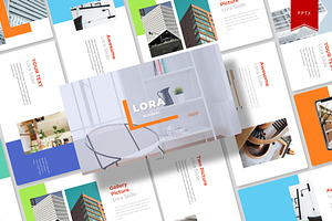 Lora Minimal Powerpoint Template, a Presentation Template by Fortyone