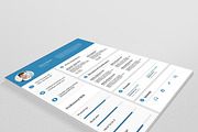 Material Resume/CV-V05, a Resume Template by Template Shop (Thumbnail 2 of 4)
