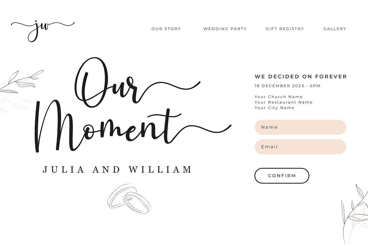 Montlake - Wedding Branding Font, a Script Font by Jimtype Studio (Photo 4 of 10)