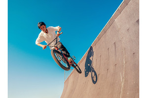 BMX bicycle rider doing trick in, a Sports & Recreation Photo by Fascinadora