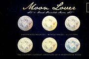 MOON LOVER MAGICAL MOON PNG OVERLAYS, an Object Graphic by Illumineer Media & Design (Thumbnail 4 of 7)