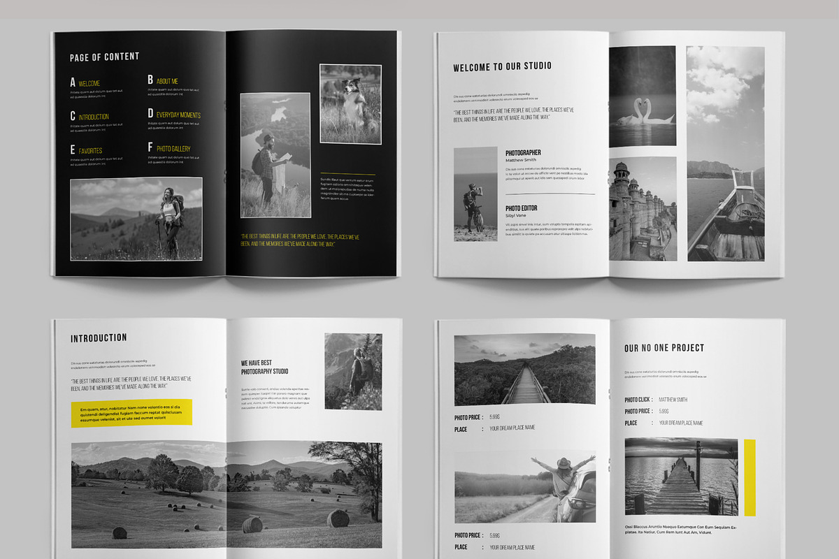 Photo Pricing Album Layout, a Magazine Template by ContestDesign (Photo 2 of 3)
