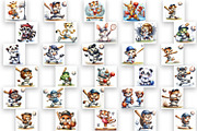 Funny animal Coaster Sublimation, an Animal Illustration by ElenazlataArt (Thumbnail 2 of 6)