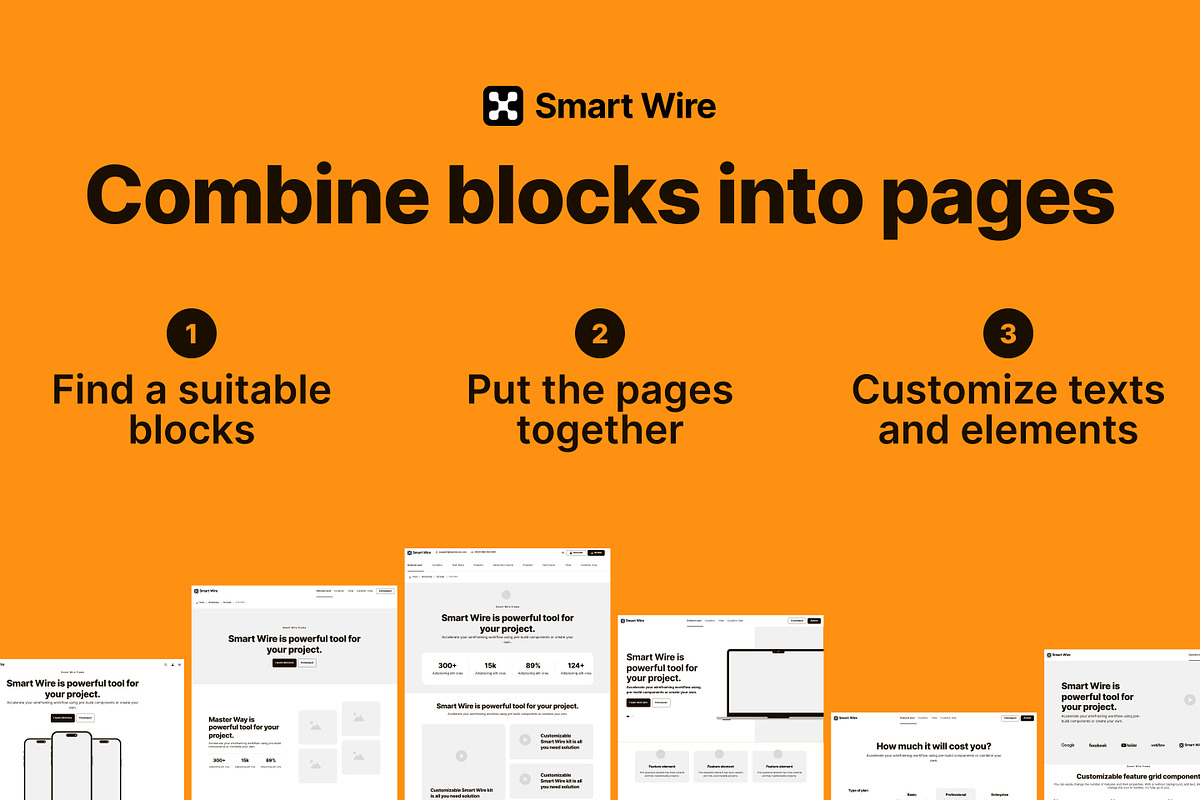 Smart Wire Frame Kit, a Wireframe Template by CreativeUI (Photo 3 of 10)