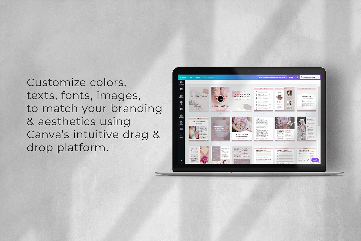 Workbook/eBook Canva Template | Sand, a Magazine Template by Studio Sugoi (Photo 8 of 10)