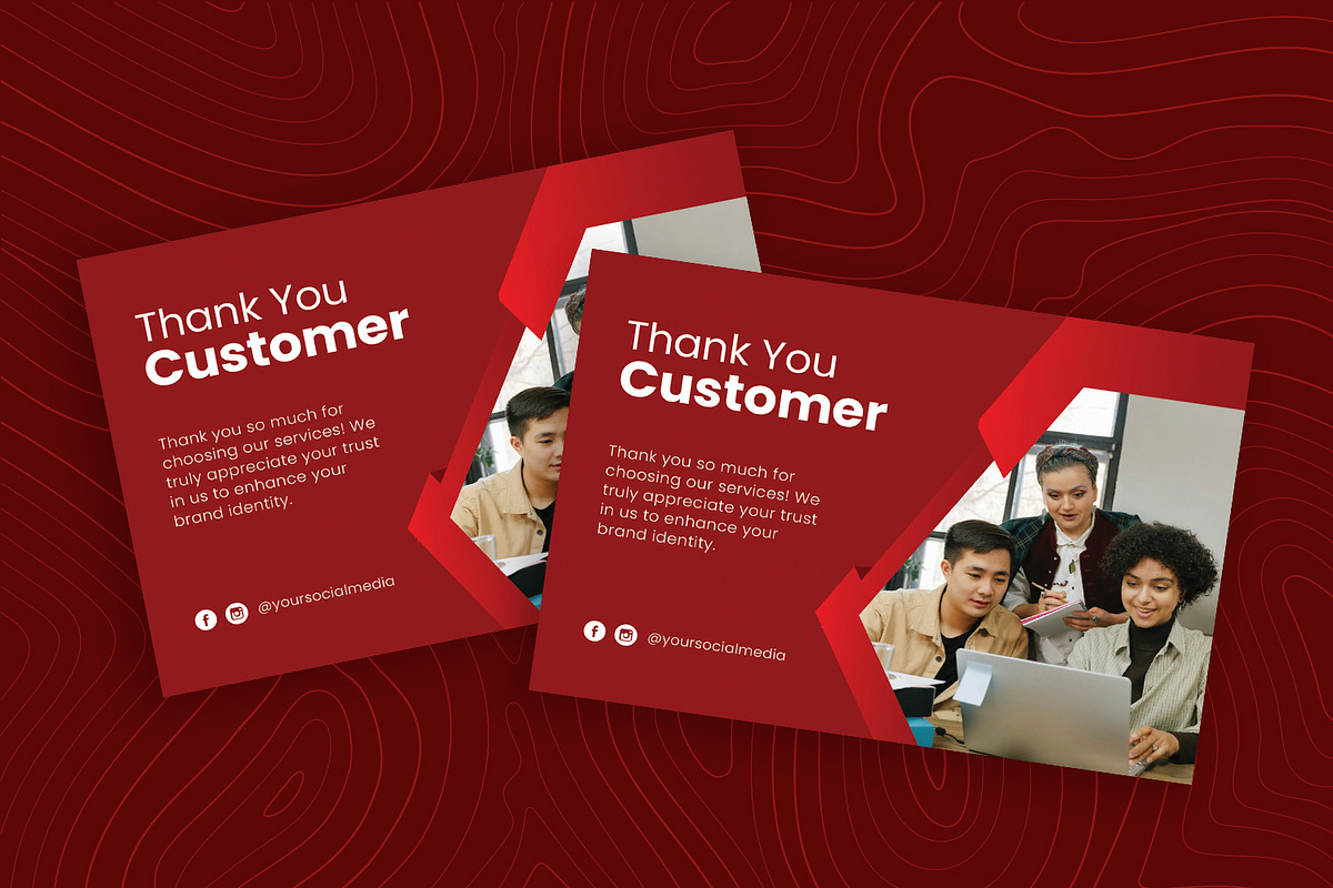 Hyfort Studio - Thank You Card, a Card Template by Esensifiksi.studio (Photo 3 of 3)