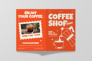 Coffee Shop Menu Bifold Brochure, a Brochure Template by Annora Studio (Thumbnail 3 of 6)