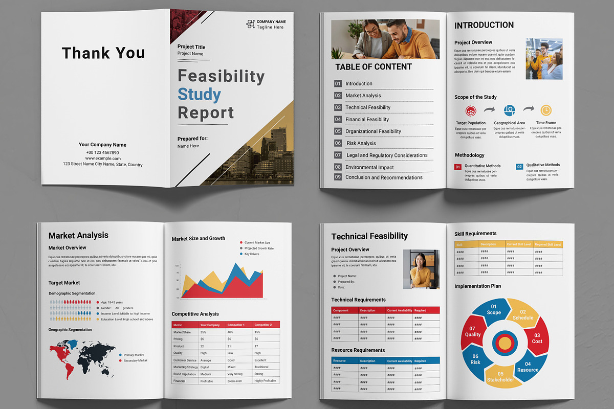 Feasibility Study Report, a Stationery Template by MightyDesign (Photo 2 of 6)