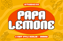 PAPA LEMONE - Playful Font