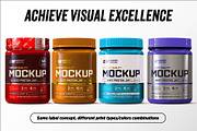 1lb Whey Protein Jar Mockup A2-Pro, a Packaging Mockup by Design Warlord (Thumbnail 9 of 16)