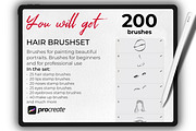 Character Portrait stamp Brushes, a Brush Add-On by Procreate Market (Thumbnail 3 of 14)