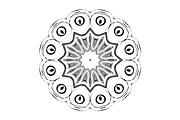 Black and White Mandala Patterns Set, a Decorative Illustration by NJ Himel (Thumbnail 89 of 101)
