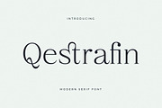 Qestrafin Modern Serif Font, a Serif Font by Letterena Studios (Thumbnail 1 of 15)