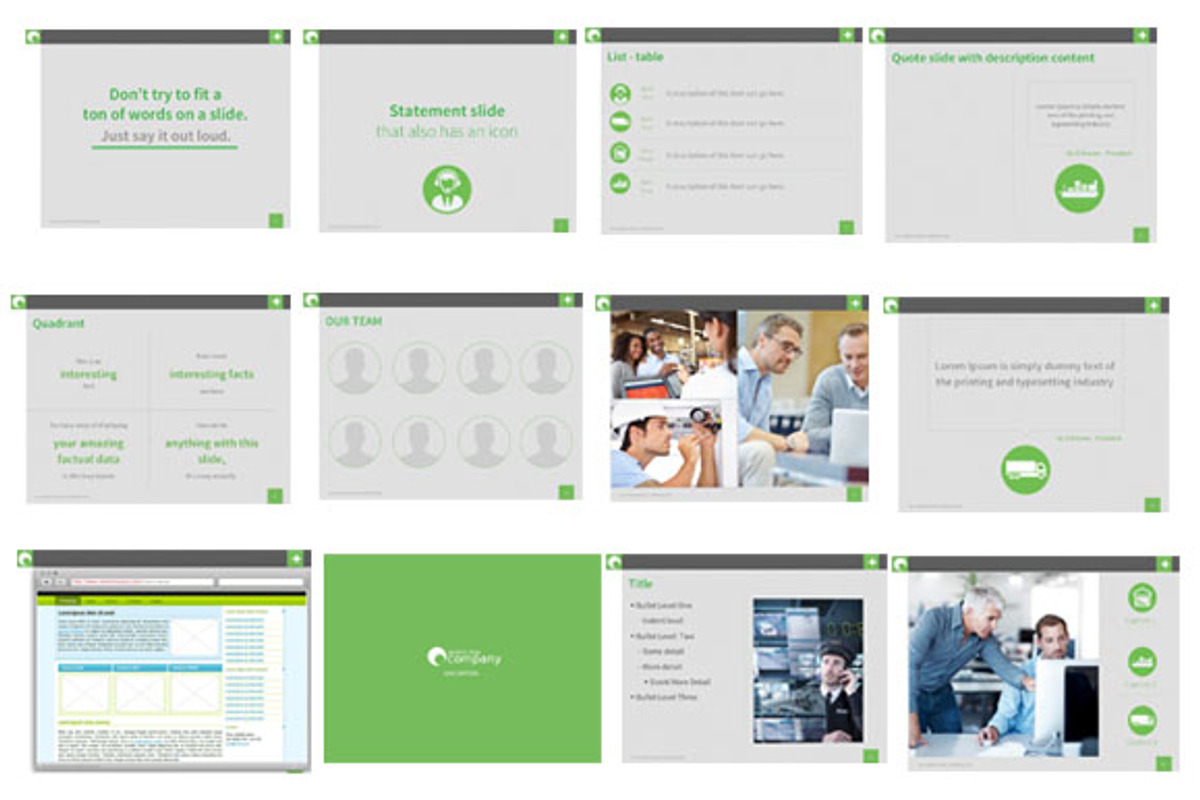 Minimal Business template, a Templates & Theme by Iconography - Pitch Deck (Photo 6 of 6)