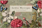 Jardin Mystique PNG Bundle, a Pattern Graphic by Artifactory Studios (Thumbnail 1 of 5)