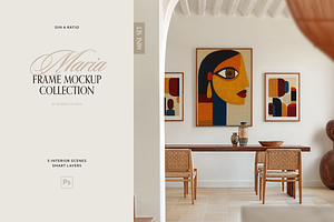 MARIA Din A | Frame Mockup Mini Set
