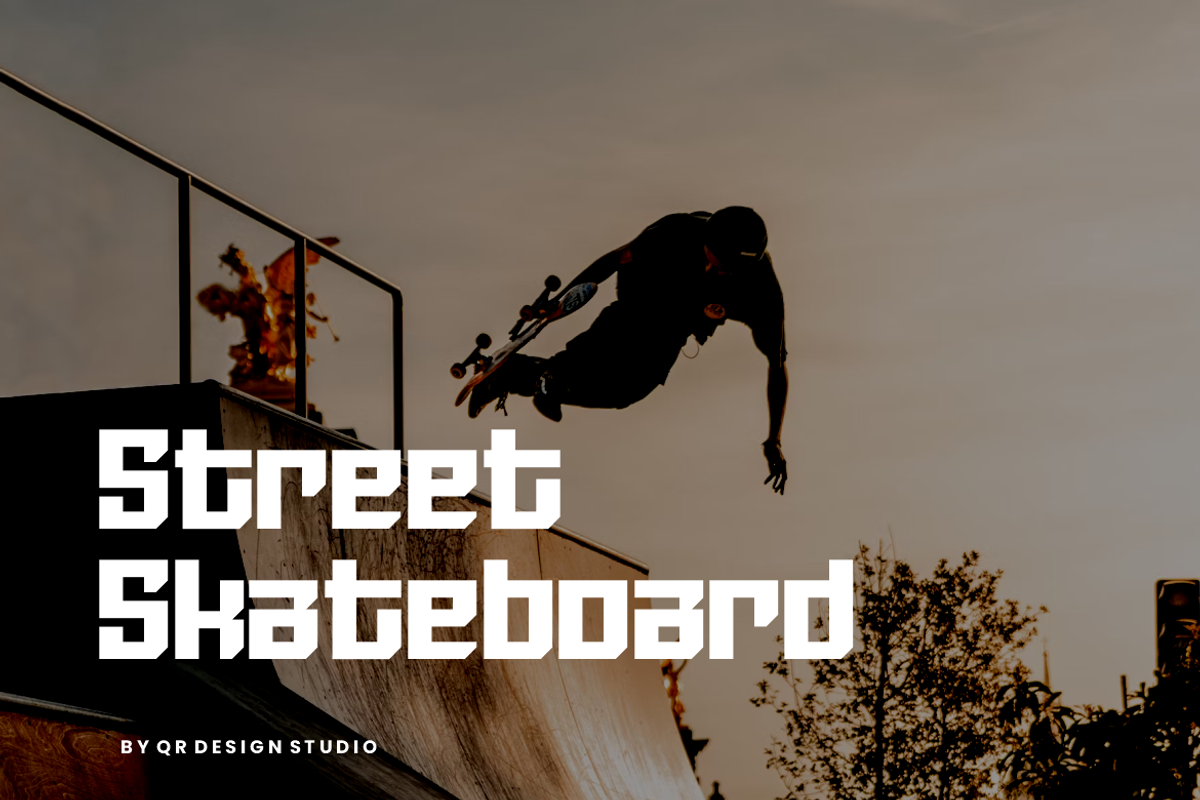 Quagtid - Sport & Logo Font, a Sans Serif Font by QR Design Studio (Photo 4 of 11)
