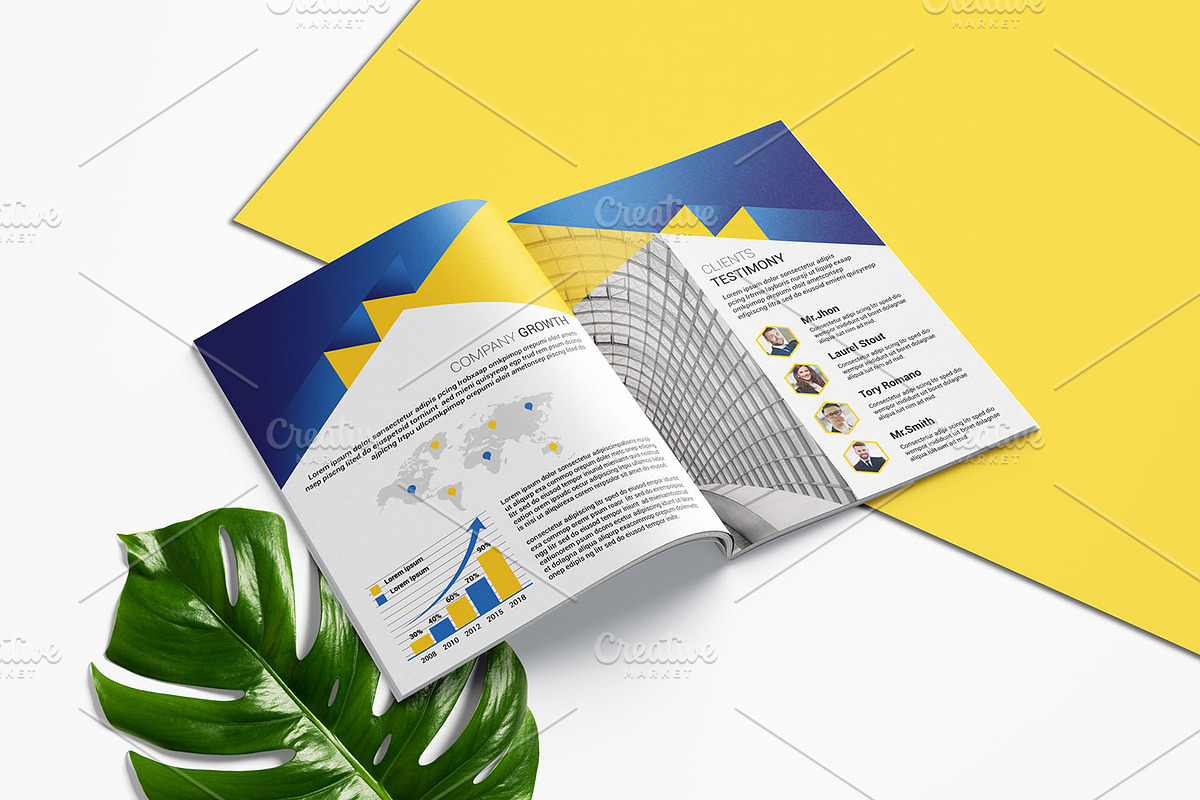 Company Profile Brochure - V06, a Brochure Template by Template Shop (Photo 7 of 9)