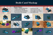 Debit Card Mockup, a Product Mockup by alimran24 (Thumbnail 1 of 22)