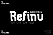 Refinu, a Sans Serif Font by twinstd (Thumbnail 1 of 11)