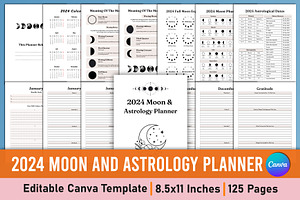 2024 Moon And Astrology Planner