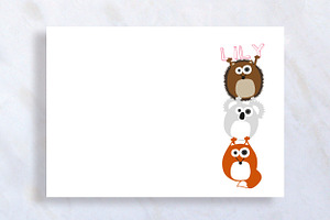 Cute Personal Baby Stationary Card, a Card Template by stockhype