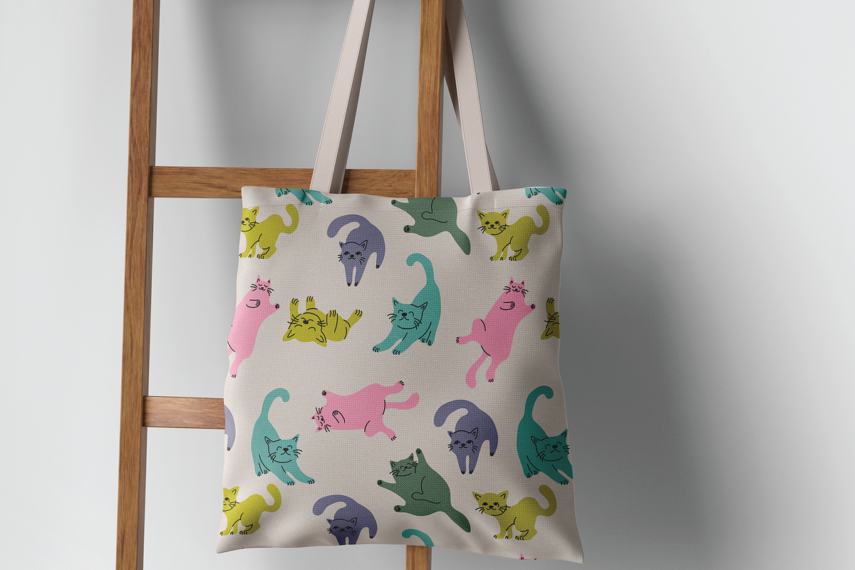 LAZY CATS (10 cats + patterns), an Animal Illustration by Bonfloret Studio (Photo 9 of 10)