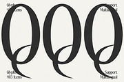 Qugotic Modern Alternate Serif, a Serif Font by timelesstype.co (Thumbnail 9 of 20)