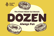 Dozen : Fun Loving Display Font, a Font by Black Lab Type (Thumbnail 1 of 5)