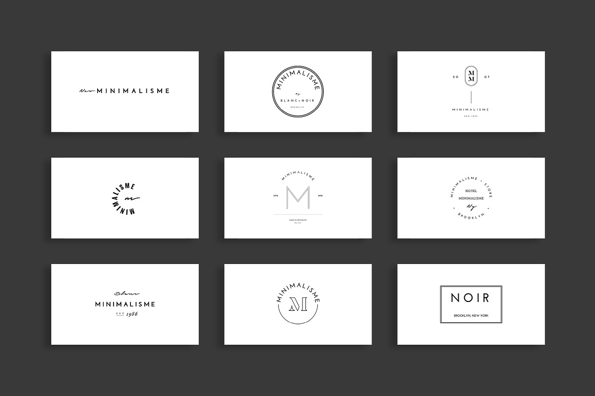 50 Minimal Fashion Brand Logos, a Branding & Logo Template by T E M P L Y (Photo 6 of 7)