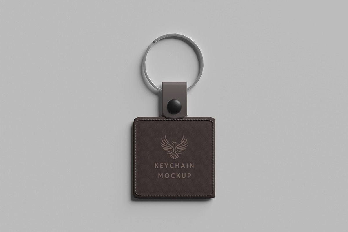 Leather keychain Mockup, a Product Mockup by Squashy Creative Studio (Photo 2 of 5)