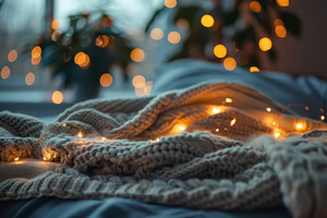 A blanket covered with twinkling fai, a Photo by Iftikhar Alam