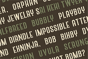 Recalium Stencil, a Sans Serif Font by 24Design Studios (Thumbnail 2 of 5)
