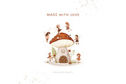 Mushroom Fairies. Kids collection, an Animal Illustration by polikarpovaart (Thumbnail 15 of 15)
