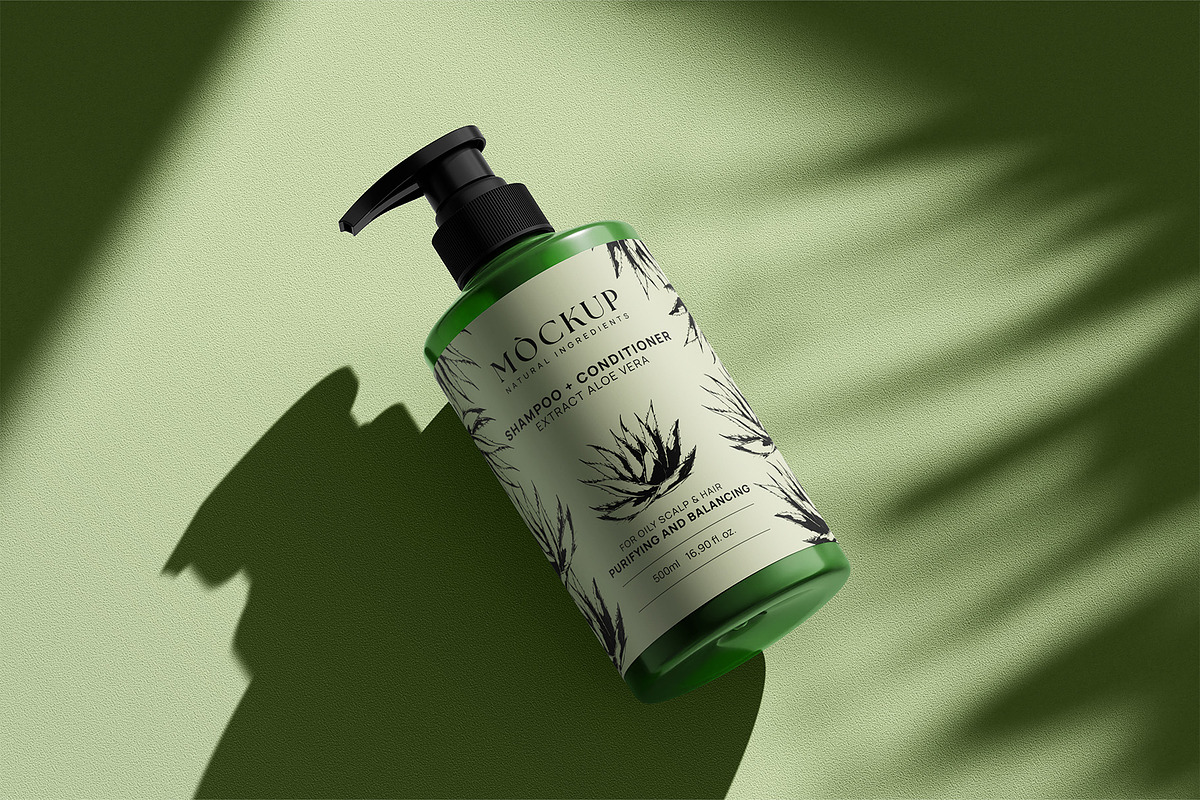 Shampoo/Soap Bottle Mockup, a Packaging Mockup by ABAMockups (Photo 6 of 7)