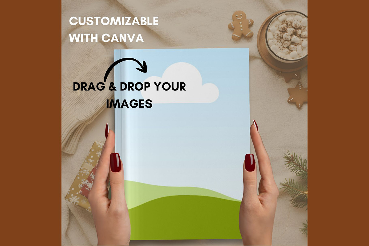 Book Cover Mockup Template Canva, a Books & Magazine Mockup by GraphiCarola (Photo 2 of 8)