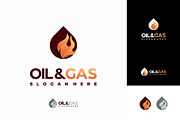 Set of Set of Oil and Gas logo, a Branding & Logo Template by Lucky Creative (Thumbnail 4 of 5)