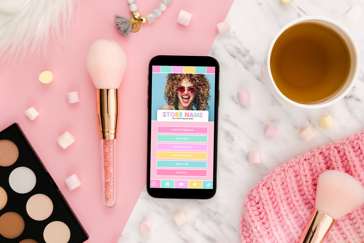 Rainbow Link in Bio, a Landing Page Template by SunshineStudioBoutique (Photo 8 of 9)