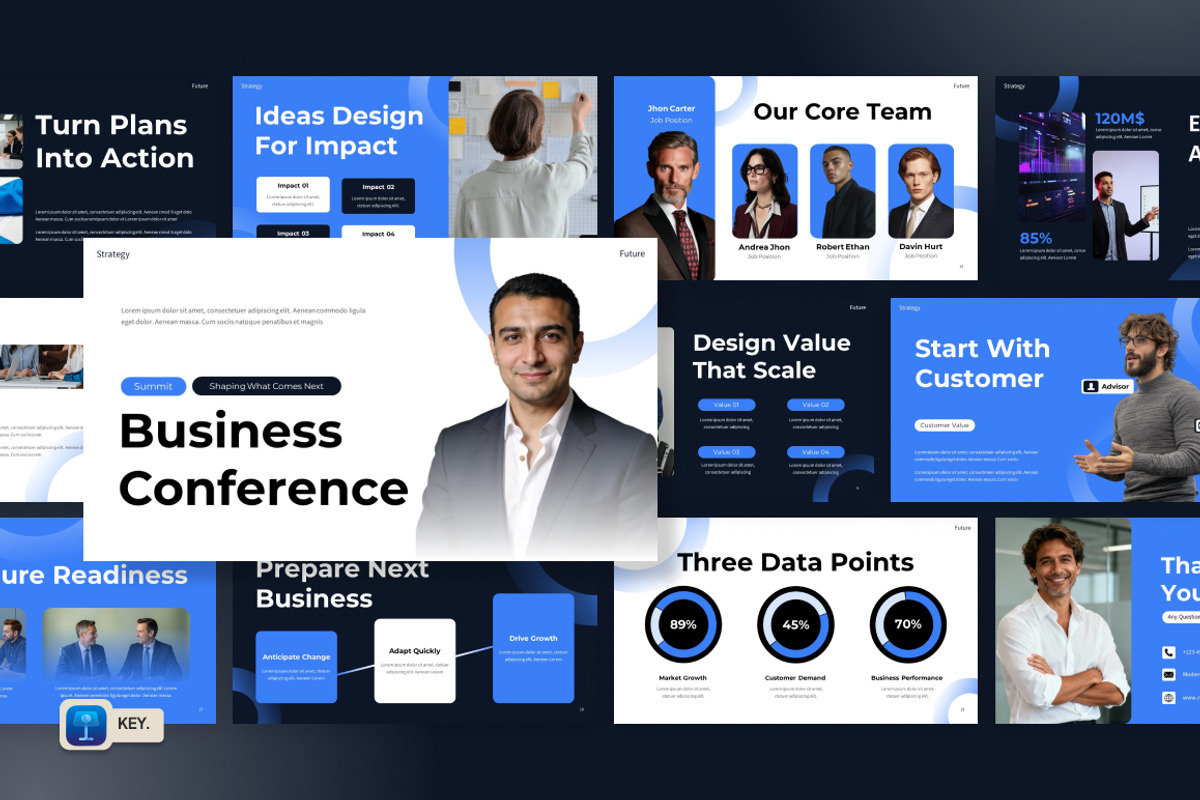 Business Conference Summit, a Presentation Template by Loin Studio (Photo 1 of 4)