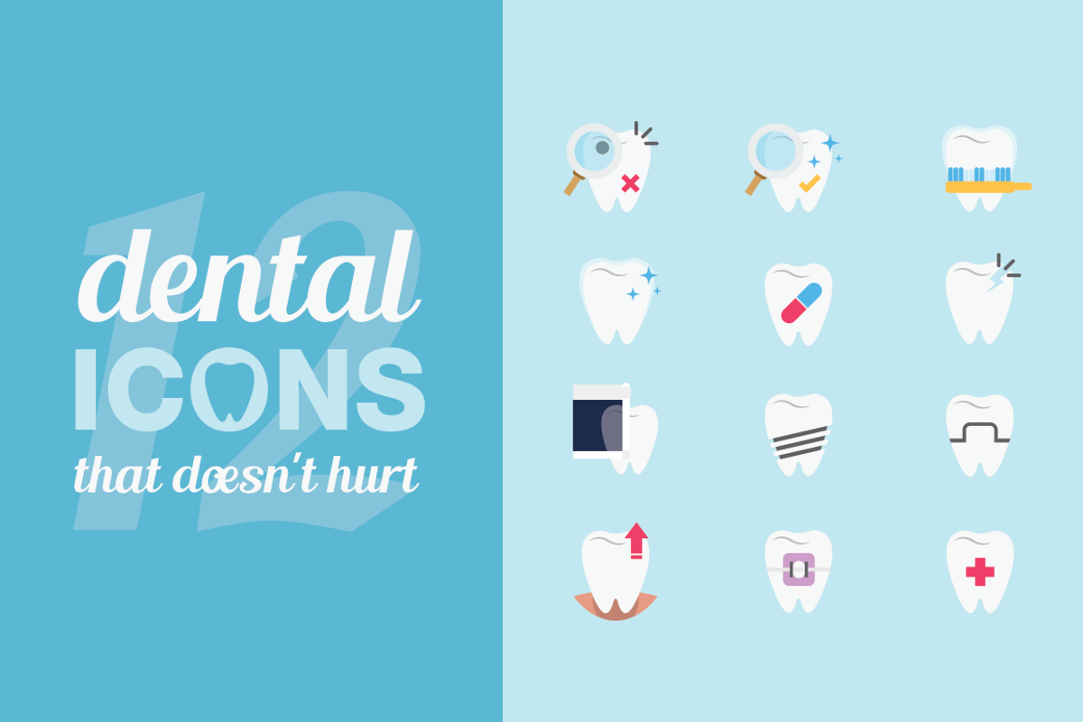 12 Dental Icons