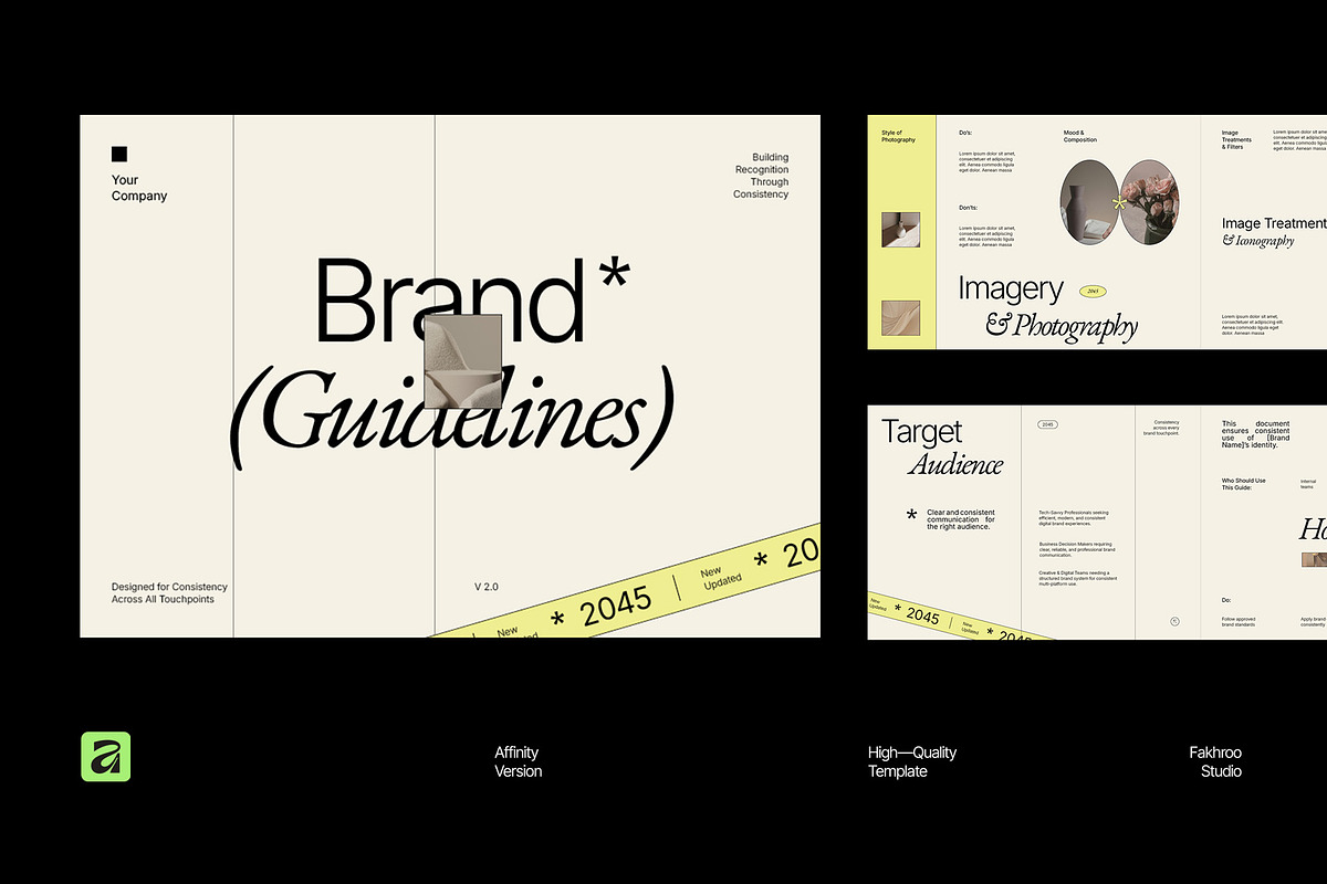 Aesthetic Brand Guidelines - AEE, a Branding & Logo Template by fakhroo (Photo 11 of 13)