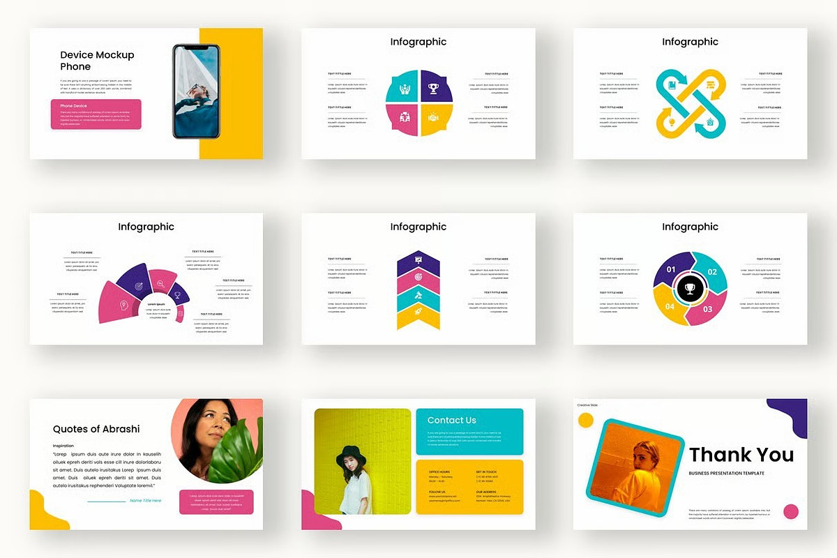 Abrashi Business PowerPoint Template, a Presentation Template by kreatifreya (Photo 5 of 5)