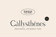 Callysthenes Serif Font, a Serif Font by Jrray Studio (Thumbnail 1 of 12)