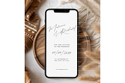 Minimal Nature Mobile Screen Mockup, a Mockup by MockupWizard (Thumbnail 4 of 5)