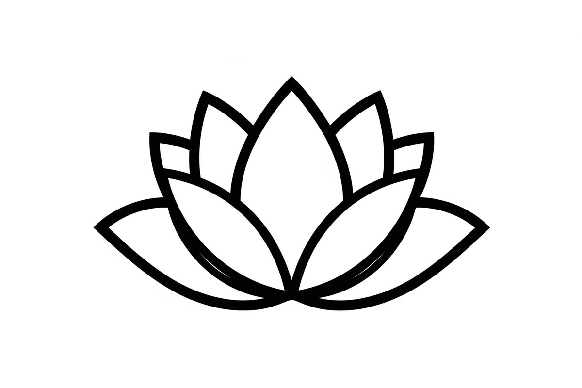 Lotus Flower Vector Icon Bundle, an Illustration by yasushie (Photo 46 of 51)